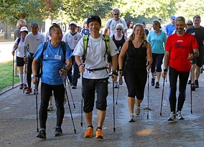 Nordic Walking in Hyde Park, London_opt