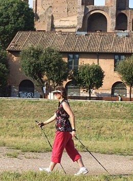 Nordic Walking the Circus Maximus_opt