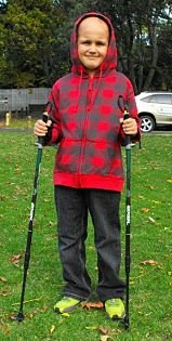 Rory with Nordic Walking Poles_opt resize 2